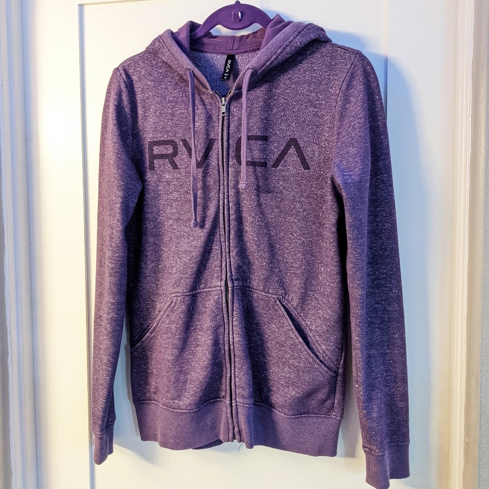 RVCA Zip Hoodie // PURPLE
